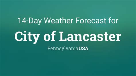 clima lancaster|lancaster pa weather 7 day forecast.